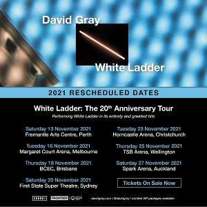 David Gray Reschedules Australia-New Zealand Dates For 'White Ladder: The 20th Anniversary Tour' To November 2021