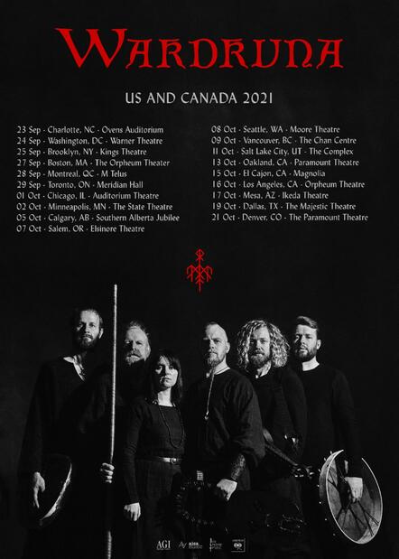 Wardruna Postpone North American Tour To 2021; Announce Rescheduled Dates