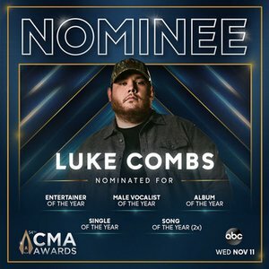 Luke Combs Nominated For Six CMA Awards!