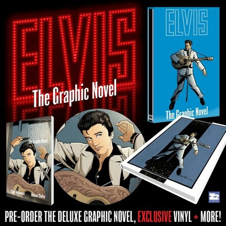 Z2 Comics And Authentic Brands Group Team Up For An Original Graphic Novel Celebrating Icon Elvis Presley In Elvis: The Graphic Novel