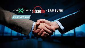 LiveXLive's PodcastOne Enters Into A Partnership With Samsung