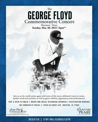 George Floyd Commemorative Concert Announced For May 30th In Houston, TX