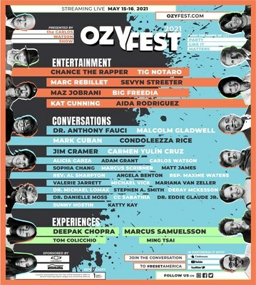 OZY Media Announces Virtual Ozy Fest For May 15-16