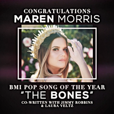 "The Bones" Wins Song Of The Year At 2021 BMI Pop Awards