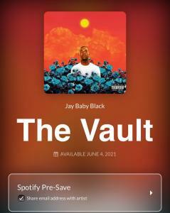 Jay Baby Black Releases New EP "The Vault"
