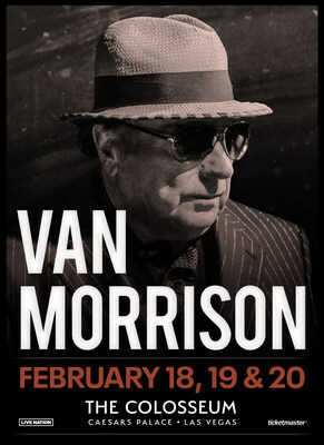 Van Morrison Announces 2022 Las Vegas Run At The Colosseum At Caesars Palace February 18, 19 & 20, 2022