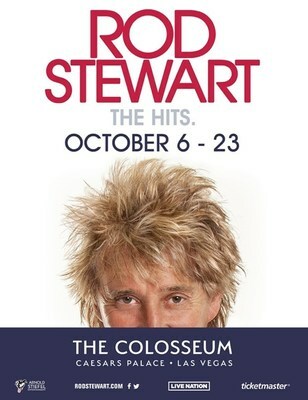 Rod Stewart Celebrates 10th Anniversary Of "Rod Stewart: The Hits" By Announcing 2021 Las Vegas Residency Dates October 6 - 23, 2021