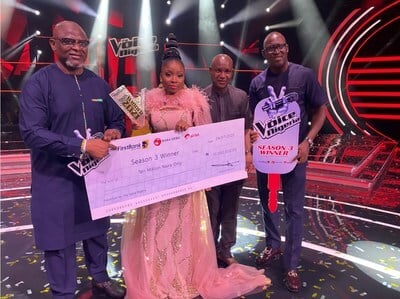 Esther Benyeogo Emerges As The Winner Of The Voice Nigeria Season 3