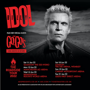 Billy Idol & The Go-Go's To Embark On 'Roadside' UK Tour In 2022