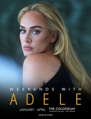 Weekends With Adele Las Vegas Residency At Caesars Palace Begins January 2022!