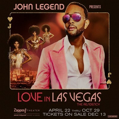 John Legend Announces Headlining Las Vegas Residency, "Love In Las Vegas"