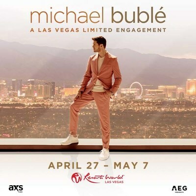 Michael Buble Announces Exclusive Las Vegas Limited Engagement At Resorts World Theatre