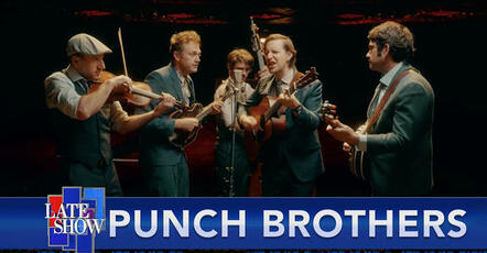Punch Brothers Perform On 'The Late Show With Stephen Colbert'