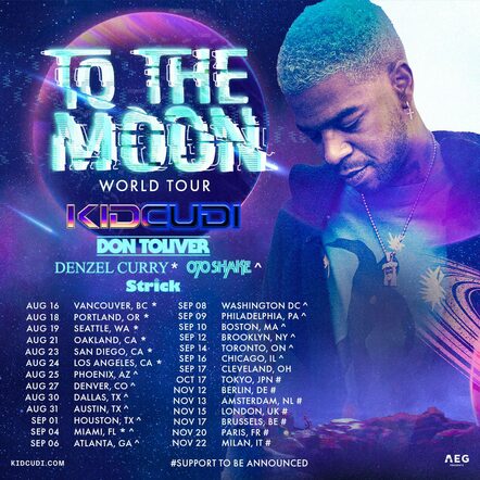 Kid Cudi Announces "To The Moon - 2022 World Tour"
