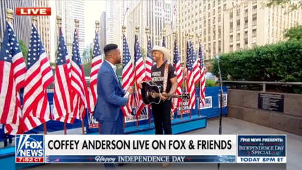 Coffey Anderson Celebrates 4th Of July On Fox & Friends