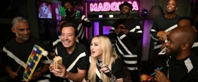 Madonna Performs 'Music' With Jimmy Fallon & The Roots