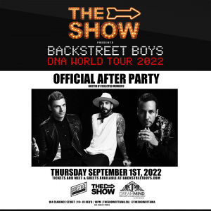 Backstreet Boys Return To The ByWard Market For An Exclusive Party At The Show Nightclub