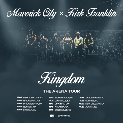 Maverick City Music & Kirk Franklin Announce 14-Date Extension On Record Breaking Coast-To-Coast Kingdom Arena Tour