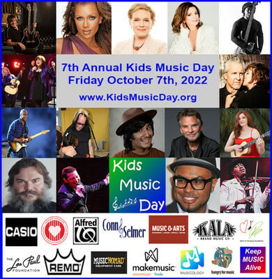 Keep Music Alive To Celebrate 7th Annual Kids Music Day - Friday October 7th