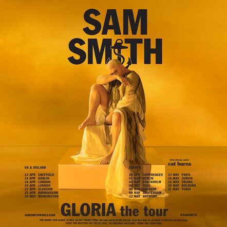 Sam Smith Announces UK & Europe Tour, New Album "Gloria" Will Be Released On January 27, 2023