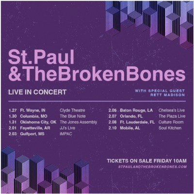 St. Paul & The Broken Bones Announces Headline January-February 2023 Tour On Heels Of Banner Year