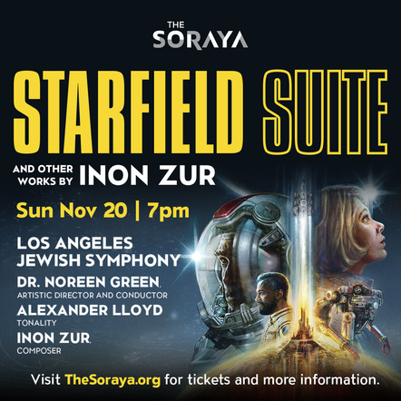 Inon Zur's Music From Starfield, Fallout, The Elder Scrolls, Dragon Age And Syberia Live In Concert At The Soraya On November 20, 2022