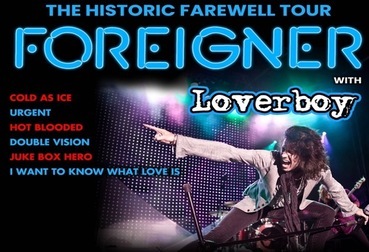 Foreigner Announces Historic Farewell Tour With Special Guest Loverboy!
