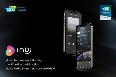 'inDJ' Situation-Emotion AI Recommendation Service Has Been Honored The CES 2023 Innovation Awards