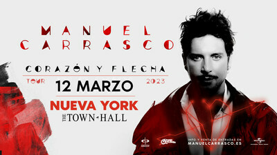 Manuel Carrasco Announces His First Concert Dates In America With His "Tour Corazon Y Flecha"