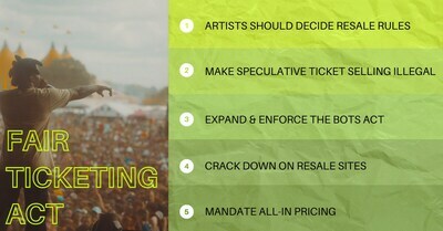 Live Nation Entertainment Announces Support For A Fair Ticketing Act