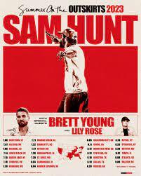 Sam Hunt Announces Summer On The Outskirts Tour With Special Guests Brett Young And Lily Rose