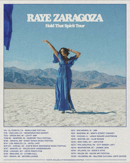 Raye Zaragoza Announces First-Ever Headline Tour Around Forthcoming Album Hold That Spirit (August 11)