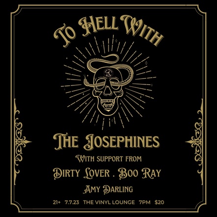 Southern Rock Band The Josephines To Headline Show At The Vinyl Lounge On July 7, 2023