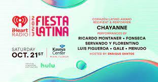 Chayanne, Ricardo Montaner, Fonseca, Servando Y Florentino, Luis Figueroa, Gale, Menudo And More To Perform At The 2023 iHeartRadio Fiesta Latina Hosted By Enrique Santos