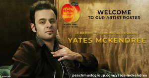 Grammy-Winning Bluesman Yates McKendree Joins Forces With Peach Music Group