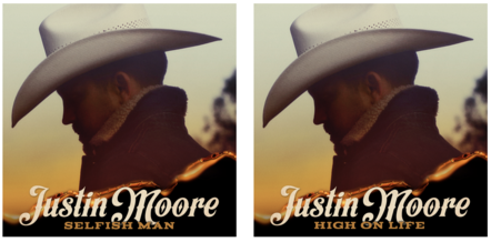 Justin Moore Surprises Fans Again With Two New Songs "Selfish Man" + "High On Life"