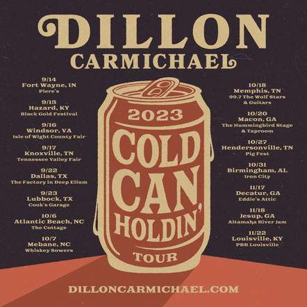 Dillon Carmichael Announces Headline ﻿'Cold Can Holdin' Tour'
