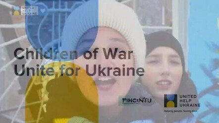 Children Of War Unite For Ukraine Performing "Carol Of The Bells"