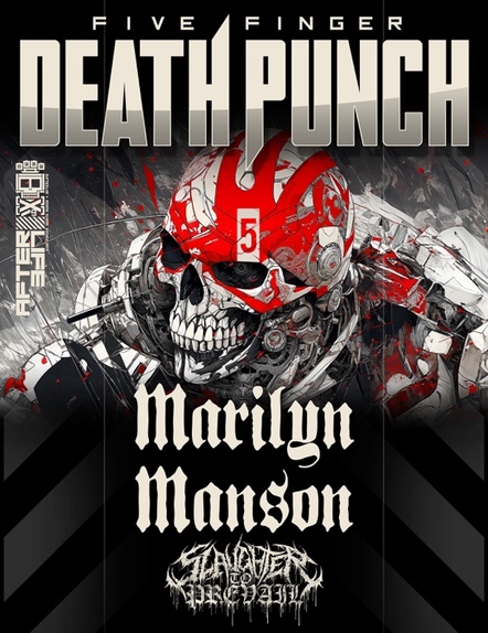 Five Finger Death Punch Announce Headlining US Tour With Marilyn Manson And Slaughter To Prevail 8/2 - 9/19