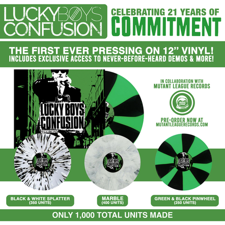 Lucky Boys Confusion Announce Limited Edition Vinyl Release: "Commitment" (2003)