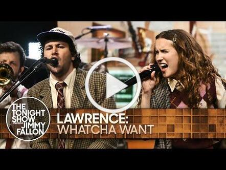 Lawrence Performs "Whatcha Want" With Questlove On The Tonight Show With Jimmy Fallon