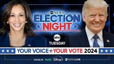 ABC News Announces 72+ Hours Of Coverage And Analysis Of The 2024 Election With Special Programming On ABC, ABC News Live And ABC News Digital Platforms, Including The ABC News App, Hulu & Disney+