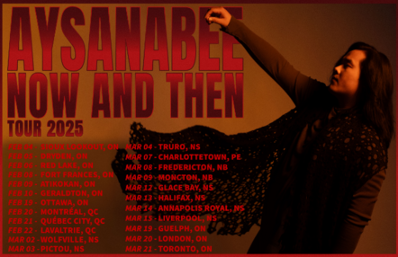 Aysanabee Announces Now And Then Tour 2025 - Releases Here And Now Deluxe Edition