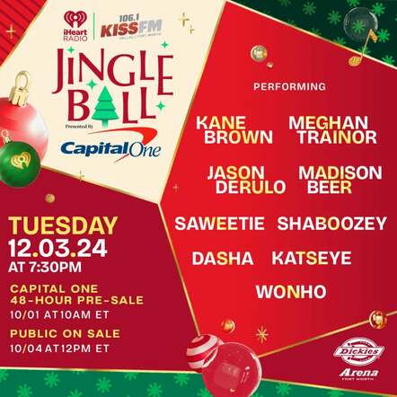 Ring In The Holiday With The iHeartRadio Jingle Ball Tour Presented By Capital One On December 18