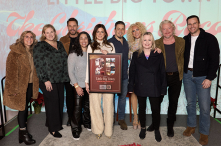 Little Big Town Receives Special Plaque During Nashville Homecoming Show At Bridgestone Arena