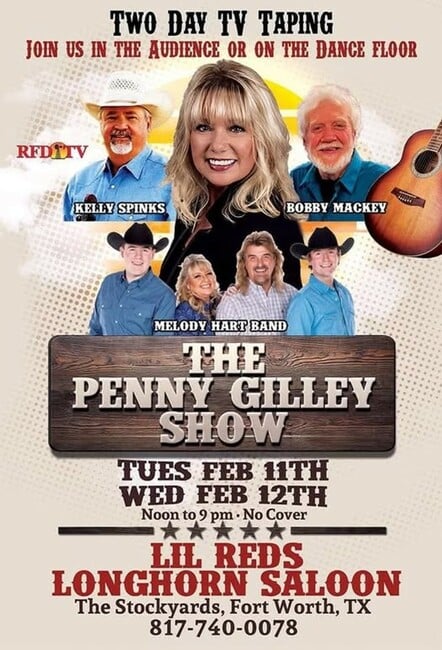 Penny Gilley - The Sweetheart Of Country Music Live & On Stage Tapes Her Hit Tv Show In Ft. Worth Texas On February 11th & 12th