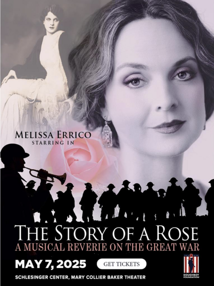 Melissa Errico Brings The Story Of A Rose: A Musical Reverie On The Great War To Washington DC Region On May 7