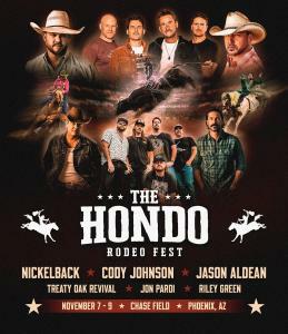 Nickelback, Cody Johnson And Jason Aldean Announced As Headliners For The 2025 Hondo Rodeo Fest