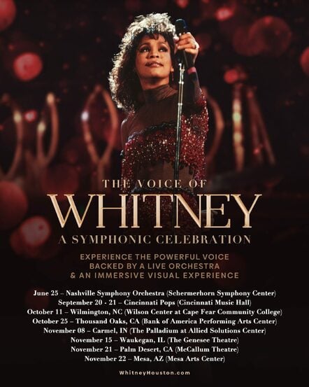 'The Voice Of Whitney: A Symphonic Celebration' Concert Tour Coming This Fall