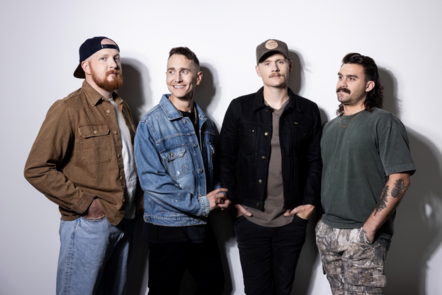 James Barker Band "You Didn't Hear It From Me" Goes To No 1 On The Country Radio Chart